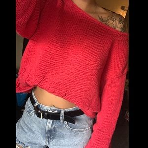 Off the Shoulder Sweater